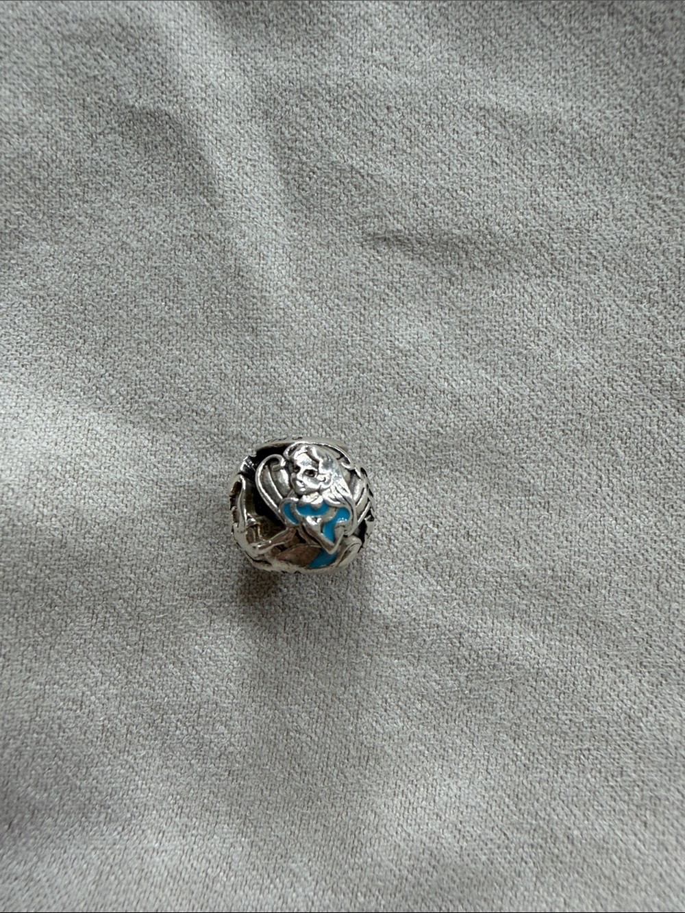 Retired Pandora Alice in Wonderland Framework Charm with Enamel